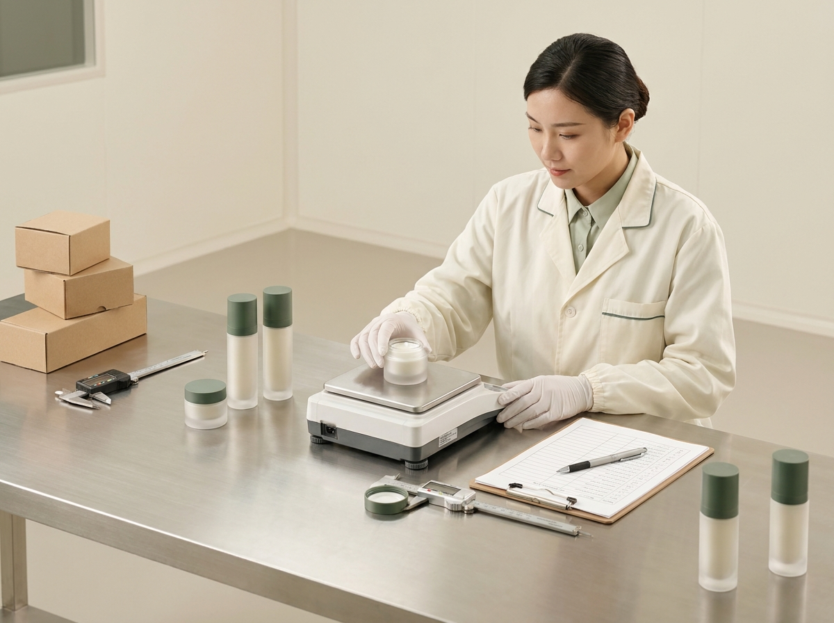 Finished goods quality control inspection