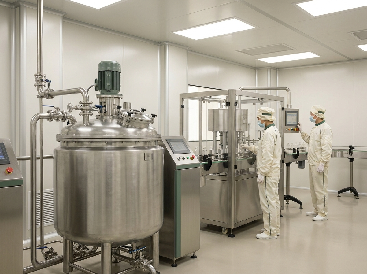 Guangzhou cosmetics manufacturing facility cleanroom