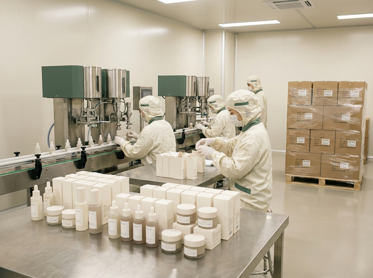 Cosmetics OEM manufacturing in Guangzhou, China