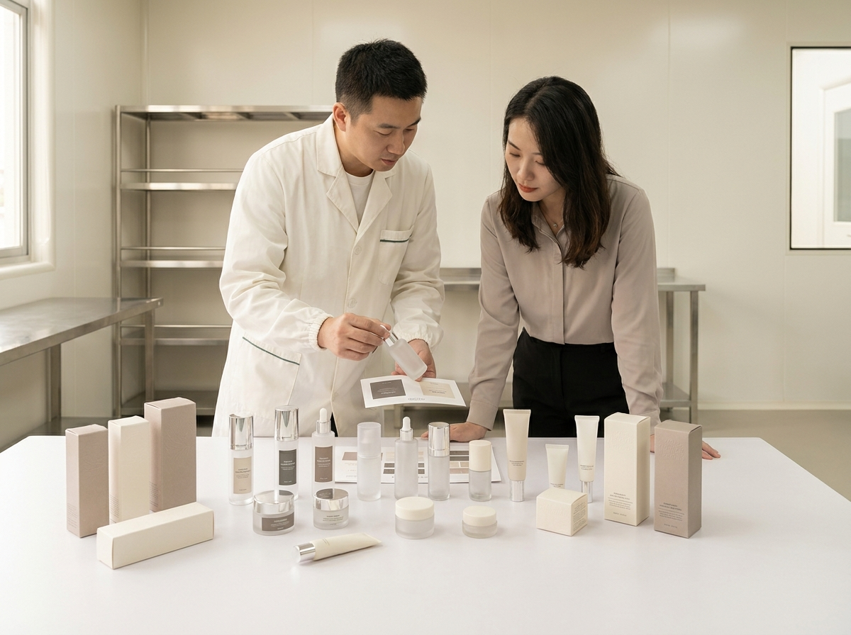 Private label cosmetics manufacturing in Guangzhou, China