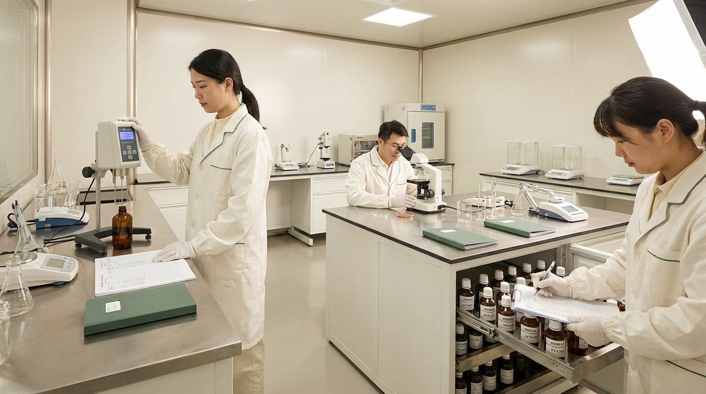 Cosmetics stability and microbiological testing laboratory